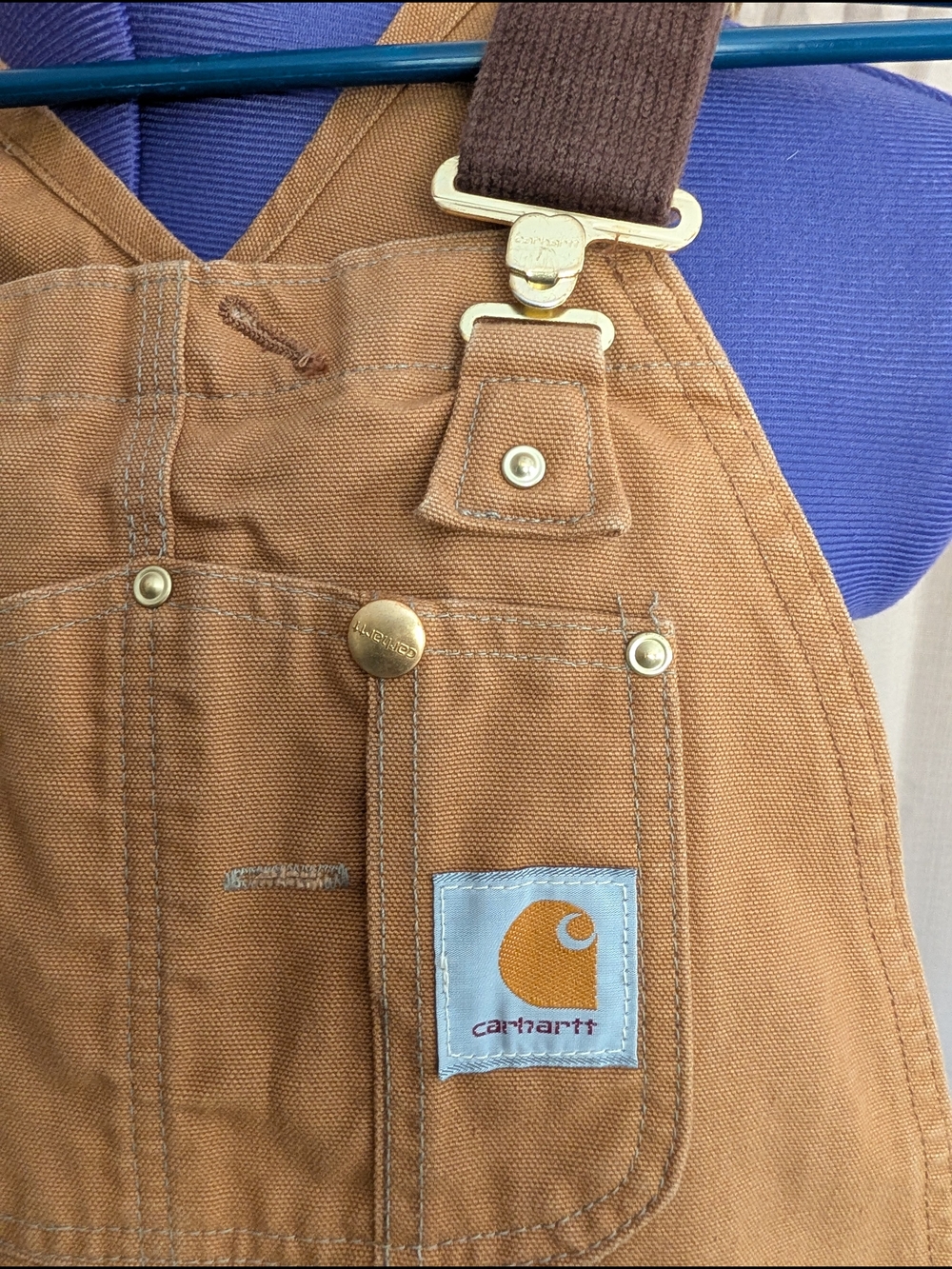 Carhartt Duck Bib Overalls - Picture 2 of 9